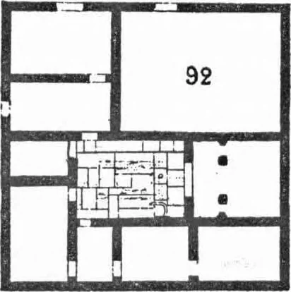 An illustration from Ancient town-planning, 1913, leaf 123