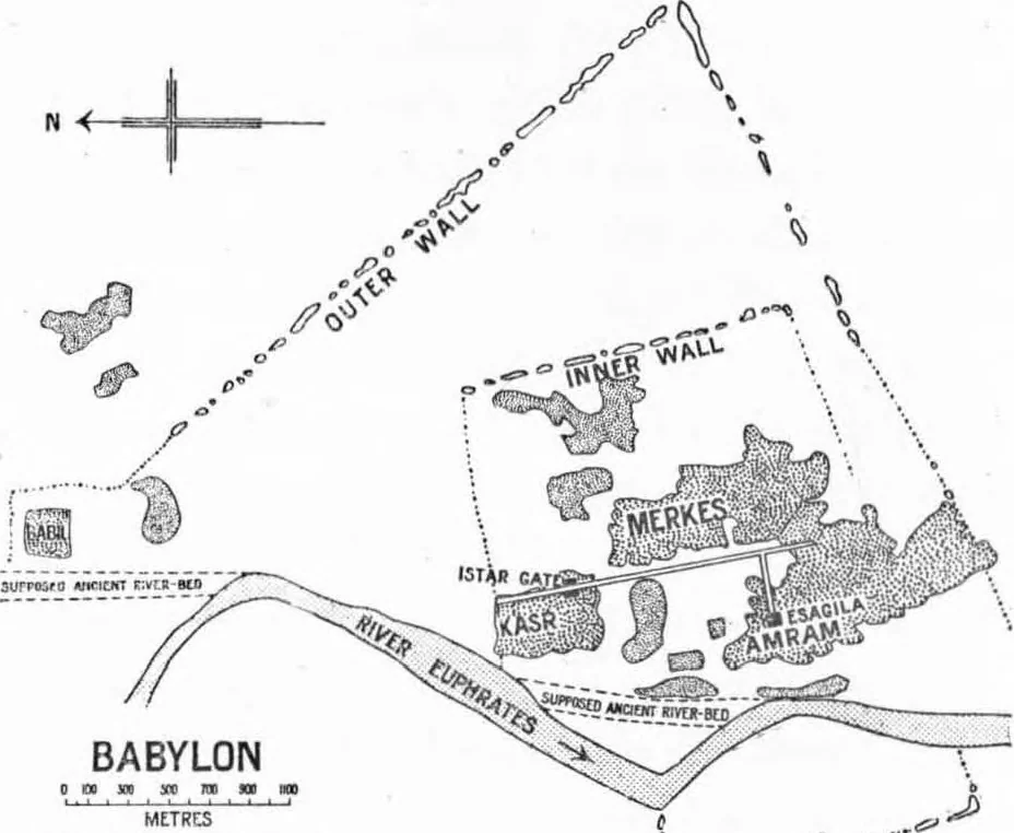 An illustration from Ancient town-planning, 1913, leaf 27