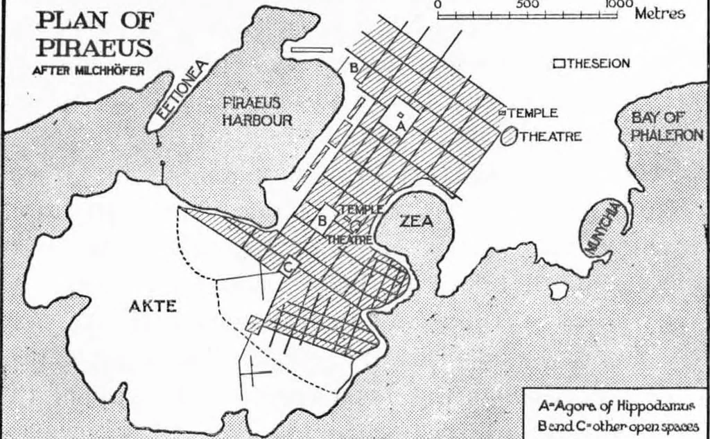 An illustration from Ancient town-planning, 1913, leaf 33