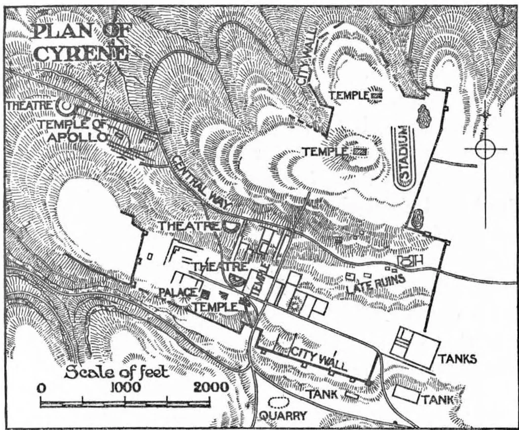 An illustration from Ancient town-planning, 1913, leaf 38