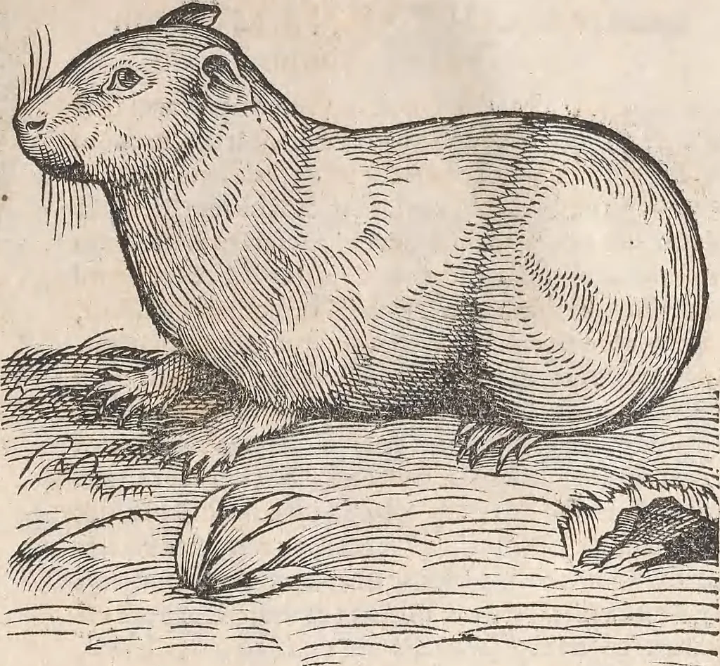 An illustration from Appendix historiae quadrupedum uiuiparorum & ouiparorum Conradi Gesneri Tigurini, 1554, leaf 22