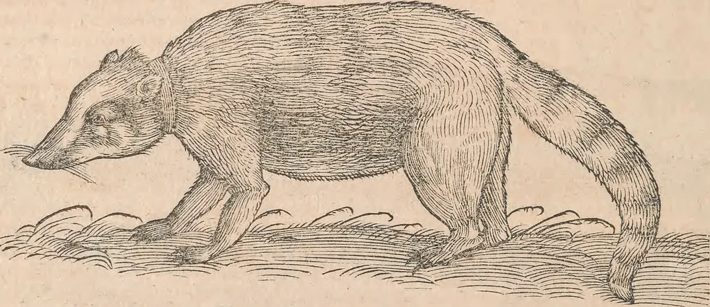 An illustration from Appendix historiae quadrupedum uiuiparorum & ouiparorum Conradi Gesneri Tigurini, 1554, leaf 25