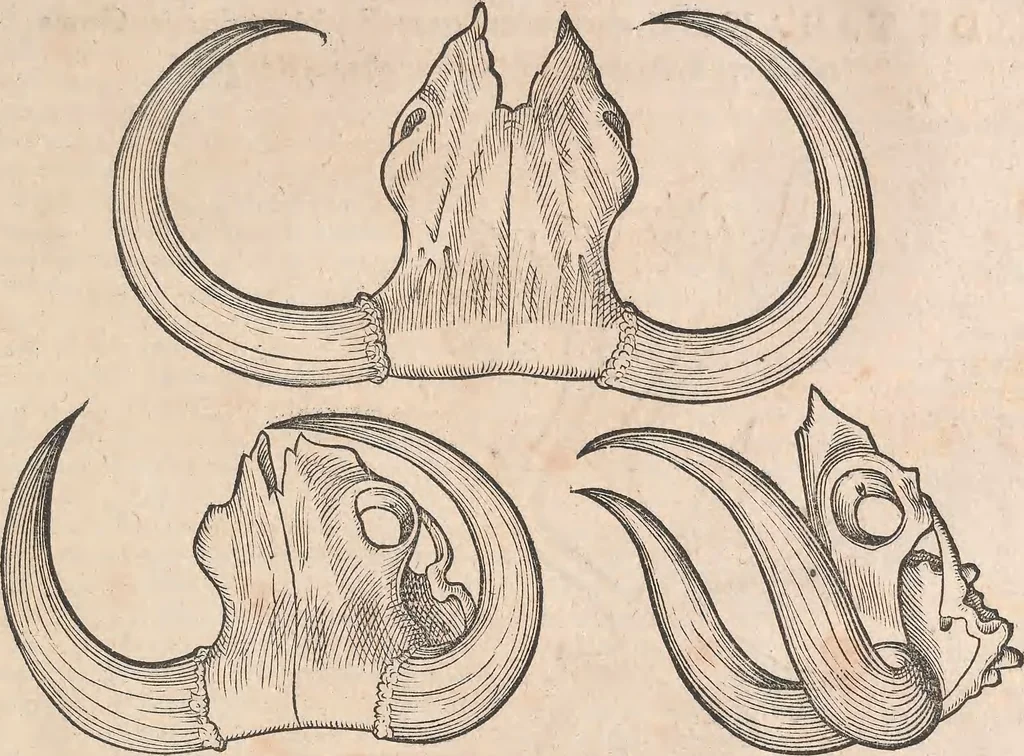 An illustration from Appendix historiae quadrupedum uiuiparorum & ouiparorum Conradi Gesneri Tigurini, 1554, leaf 8
