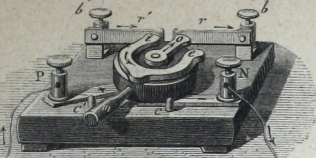 An illustration from Applications generales de l'electricite : appareils scientifiques, 1889, leaf 6