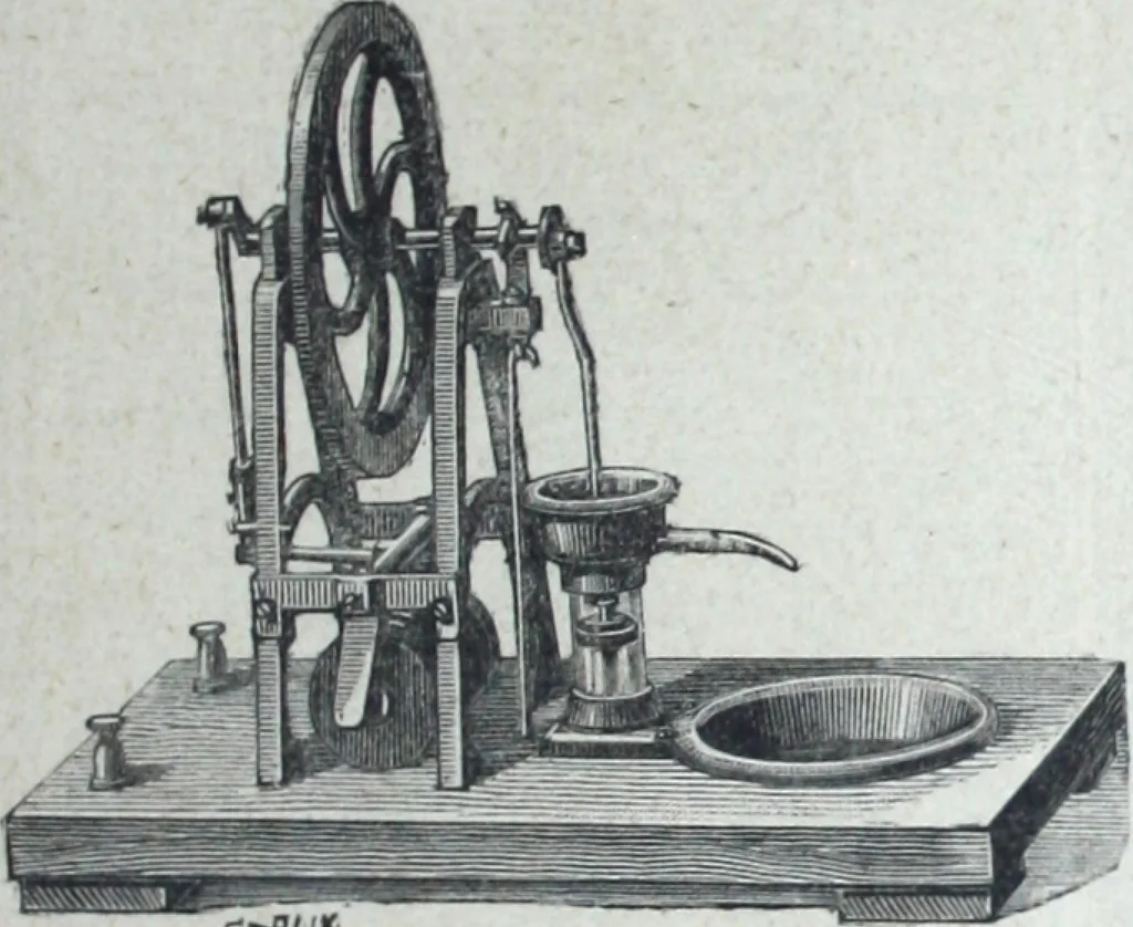 An illustration from Applications generales de l'electricite : appareils scientifiques, 1889, leaf 6