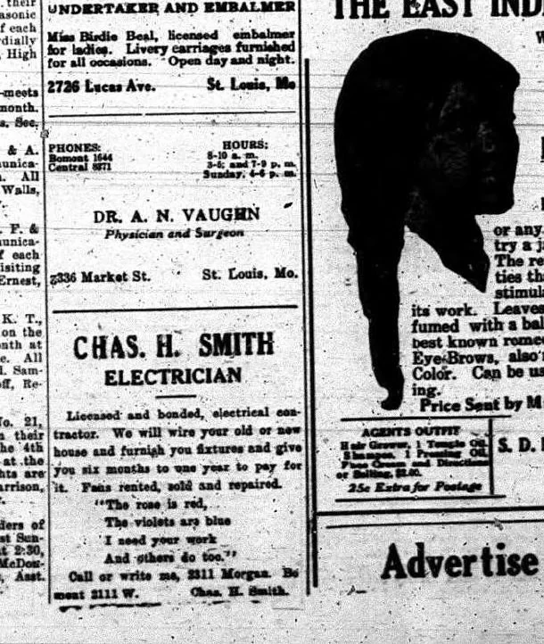 An illustration from St. Louis Argus, April 19, 1918, 1918, leaf 5