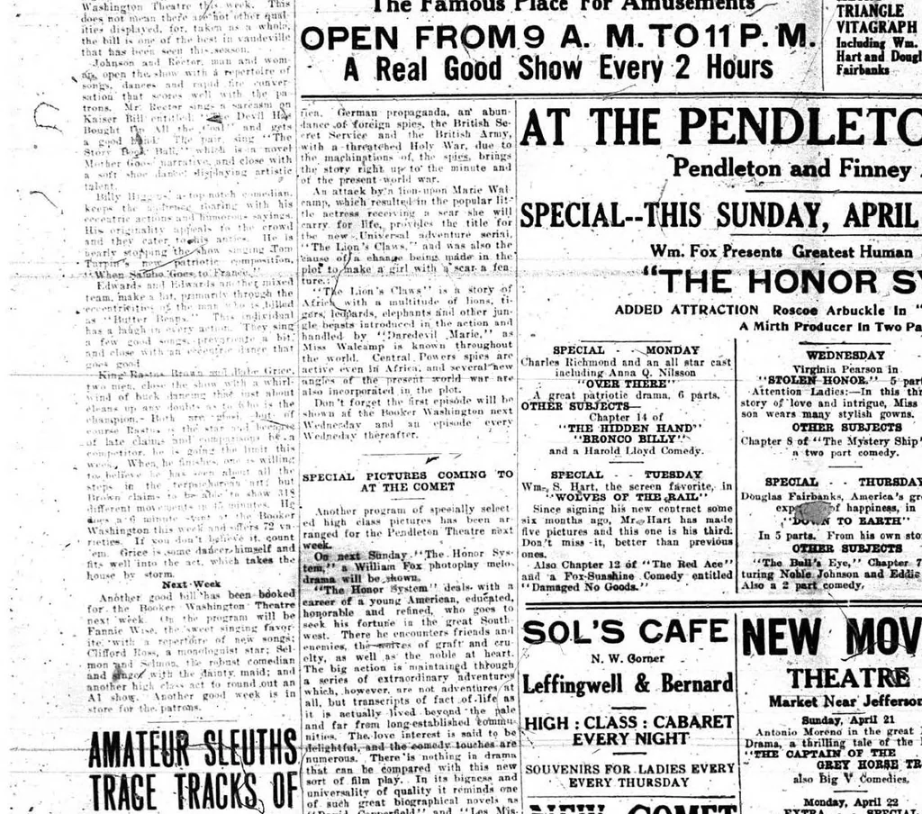 An illustration from St. Louis Argus, April 19, 1918, 1918, leaf 7
