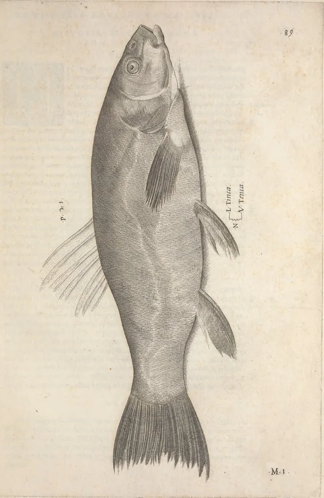 An illustration from Aquatilium animalium historiae, liber primus : cum eorumdem formis, aere excusis, 1554, leaf 196