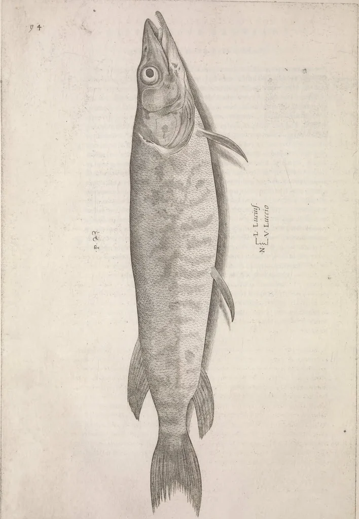 An illustration from Aquatilium animalium historiae, liber primus : cum eorumdem formis, aere excusis, 1554, leaf 207