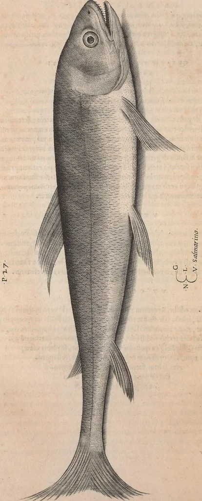 An illustration from Aquatilium animalium historiae, liber primus : cum eorumdem formis, aere excusis, 1554, leaf 221