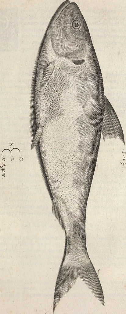 An illustration from Aquatilium animalium historiae, liber primus : cum eorumdem formis, aere excusis, 1554, leaf 228