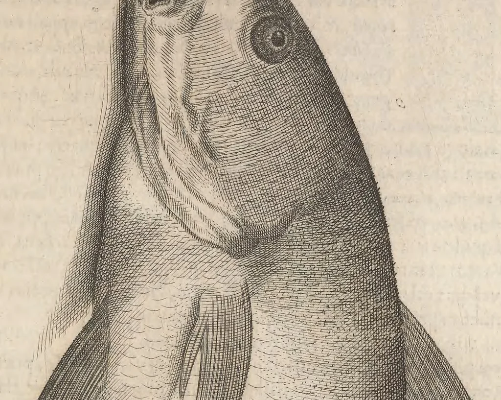 An illustration from Aquatilium animalium historiae, liber primus : cum eorumdem formis, aere excusis, 1554, leaf 248