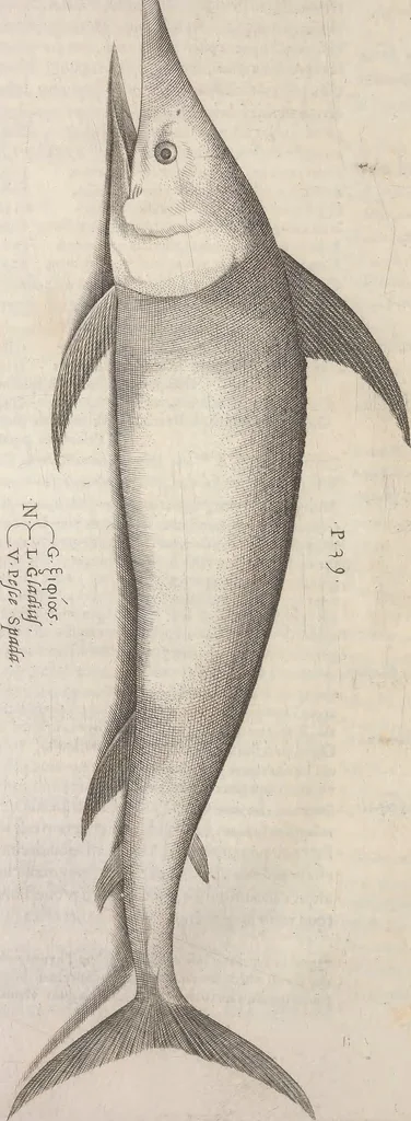 An illustration from Aquatilium animalium historiae, liber primus : cum eorumdem formis, aere excusis, 1554, leaf 271