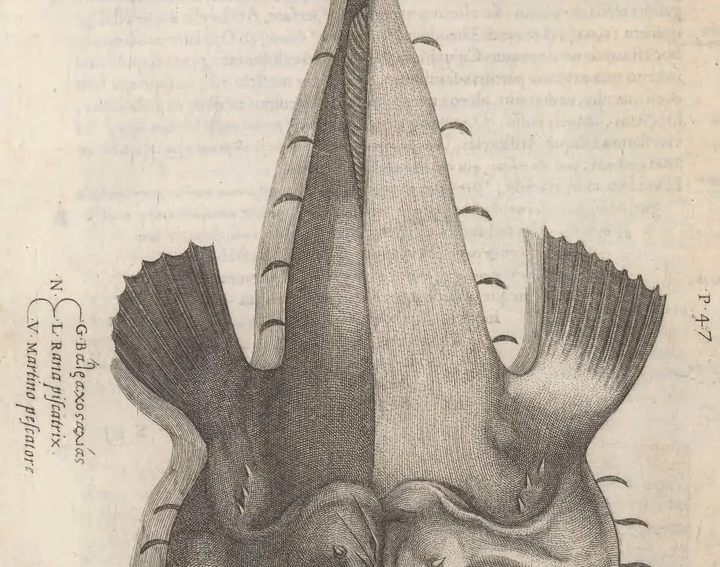 An illustration from Aquatilium animalium historiae, liber primus : cum eorumdem formis, aere excusis, 1554, leaf 297