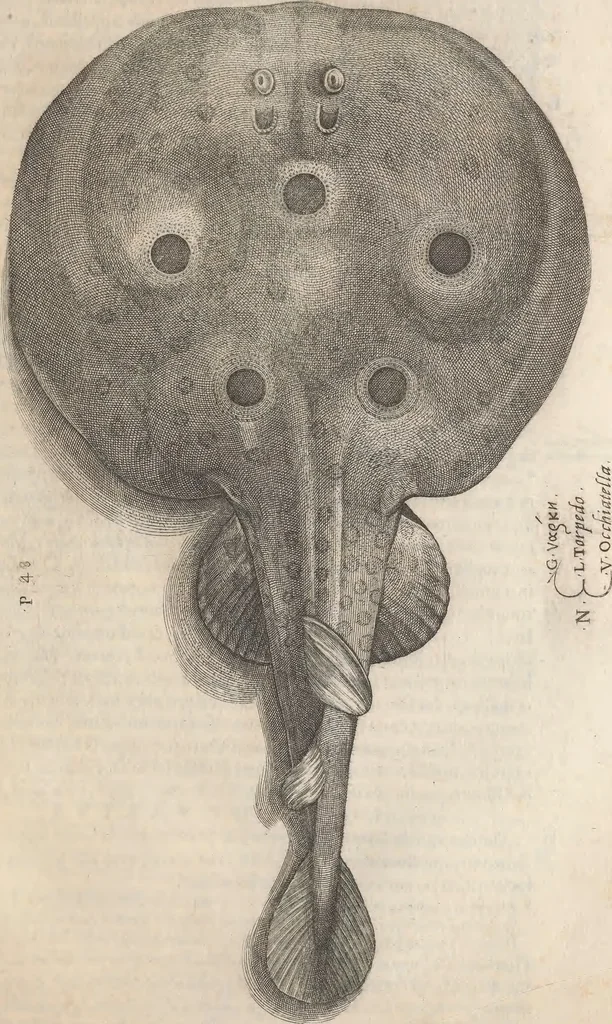 An illustration from Aquatilium animalium historiae, liber primus : cum eorumdem formis, aere excusis, 1554, leaf 302