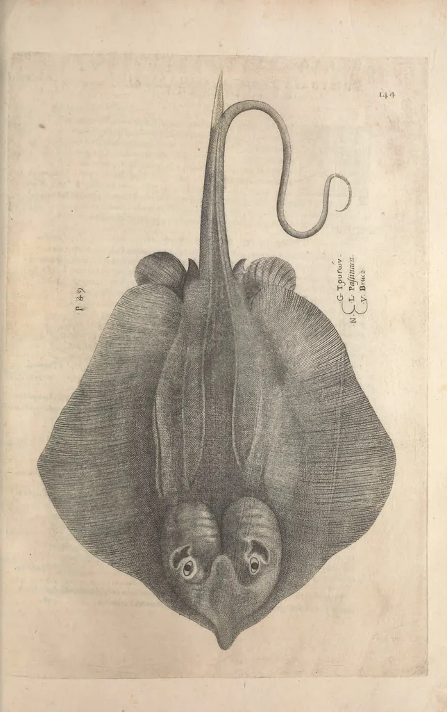 An illustration from Aquatilium animalium historiae, liber primus : cum eorumdem formis, aere excusis, 1554, leaf 306