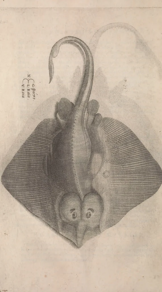 An illustration from Aquatilium animalium historiae, liber primus : cum eorumdem formis, aere excusis, 1554, leaf 315