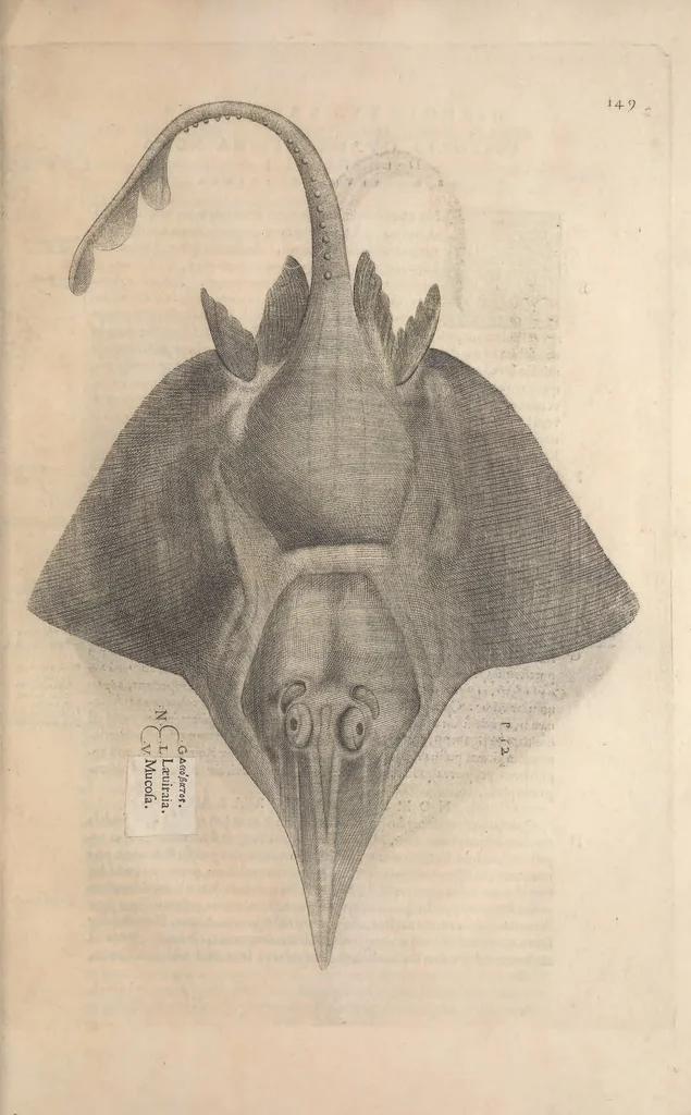 An illustration from Aquatilium animalium historiae, liber primus : cum eorumdem formis, aere excusis, 1554, leaf 316