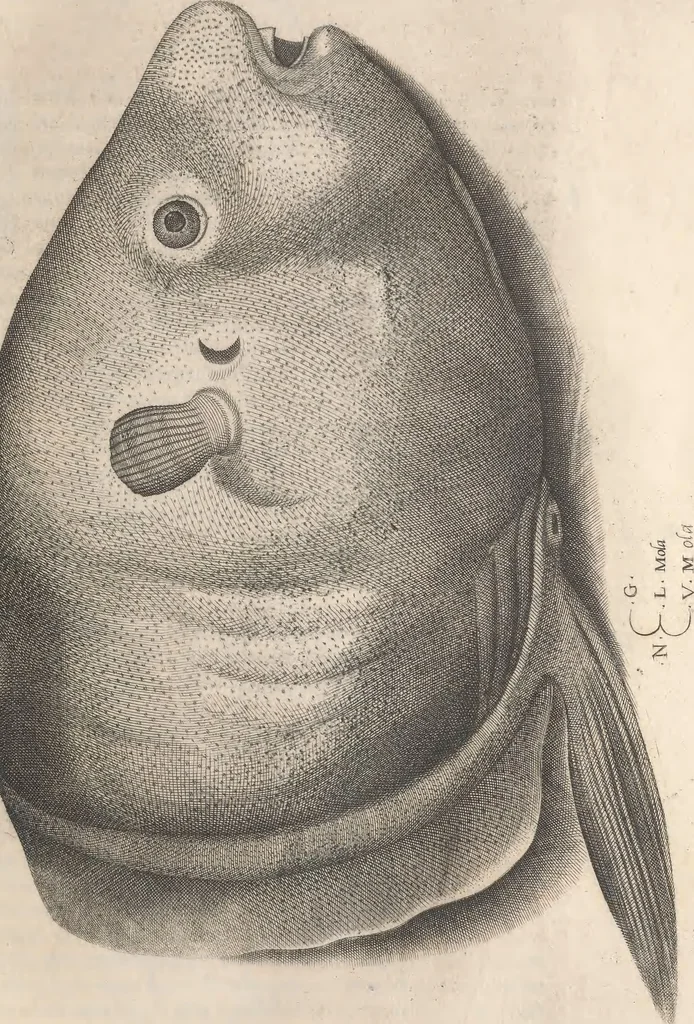 An illustration from Aquatilium animalium historiae, liber primus : cum eorumdem formis, aere excusis, 1554, leaf 326