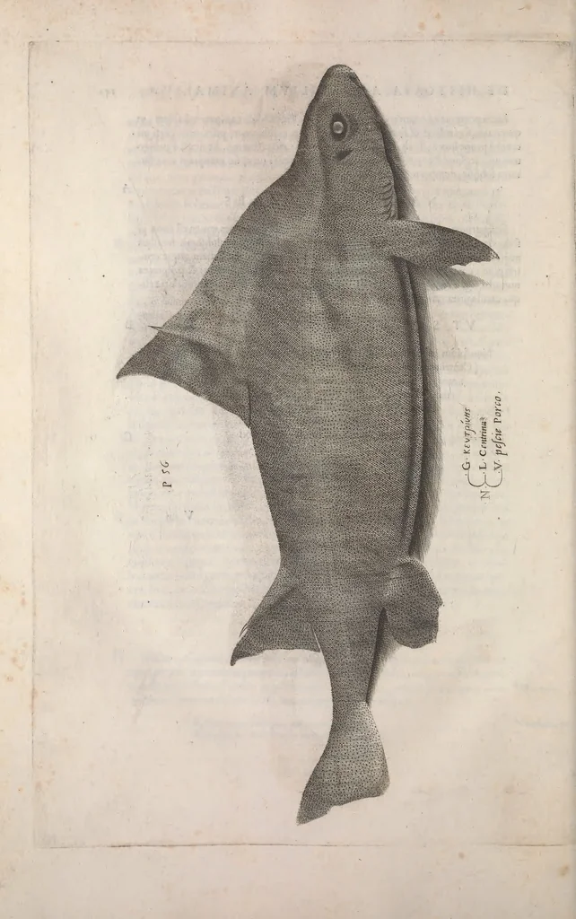 An illustration from Aquatilium animalium historiae, liber primus : cum eorumdem formis, aere excusis, 1554, leaf 331