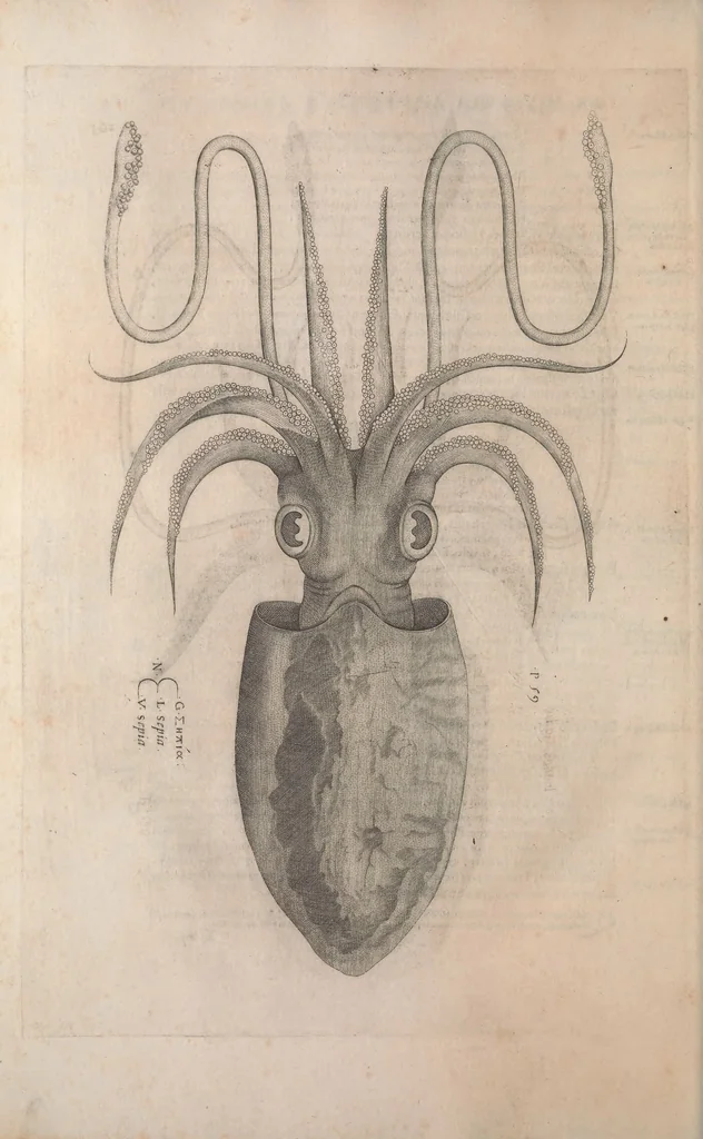 An illustration from Aquatilium animalium historiae, liber primus : cum eorumdem formis, aere excusis, 1554, leaf 347