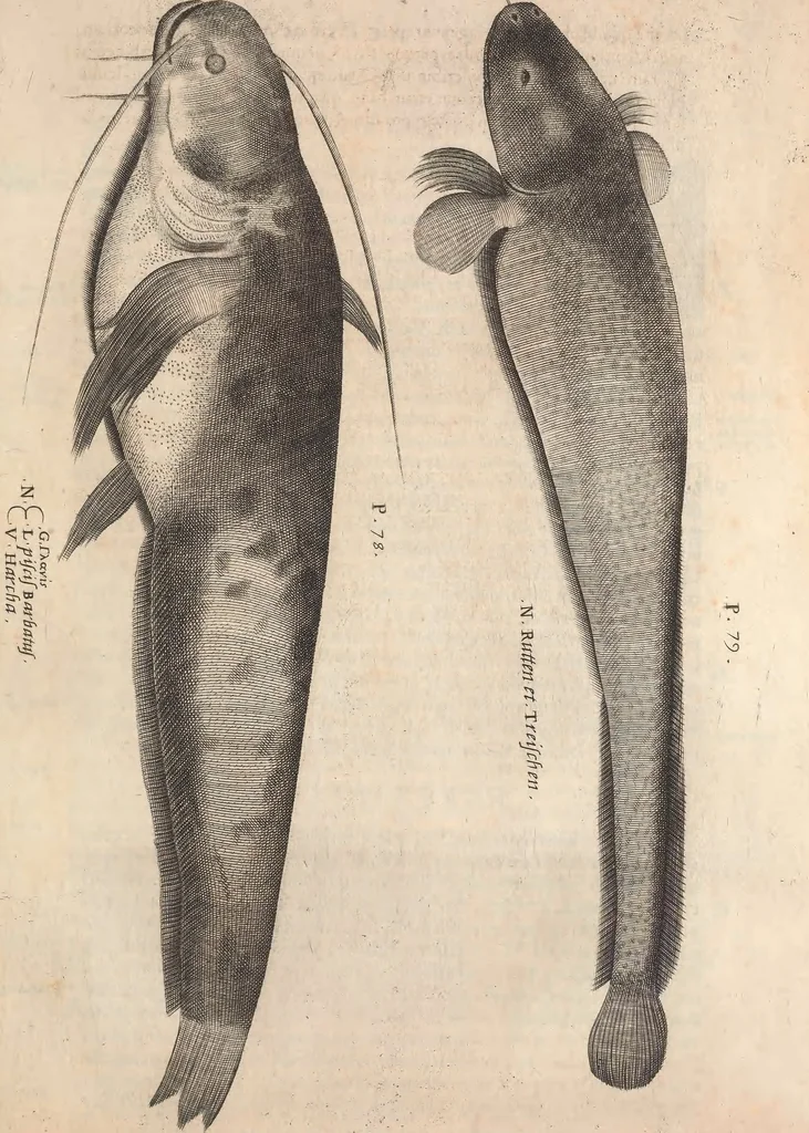 An illustration from Aquatilium animalium historiae, liber primus : cum eorumdem formis, aere excusis, 1554, leaf 438