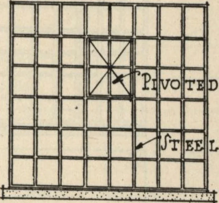 An illustration from Architectural details for every type of building : a practical drafting room guide for contractors, builders, lumber dealers, millmen, draftsmen and architects., 1921, leaf 102