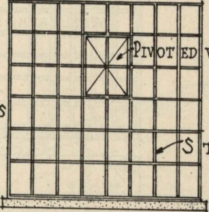 An illustration from Architectural details for every type of building : a practical drafting room guide for contractors, builders, lumber dealers, millmen, draftsmen and architects., 1921, leaf 102