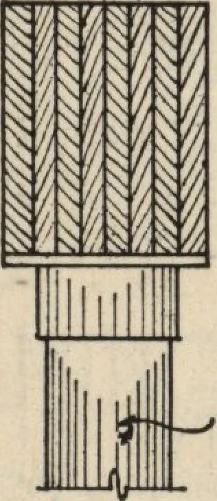 An illustration from Architectural details for every type of building : a practical drafting room guide for contractors, builders, lumber dealers, millmen, draftsmen and architects., 1921, leaf 117