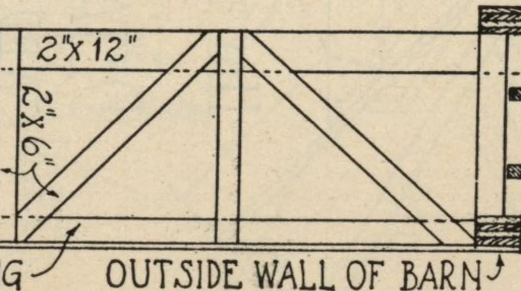 An illustration from Architectural details for every type of building : a practical drafting room guide for contractors, builders, lumber dealers, millmen, draftsmen and architects., 1921, leaf 118