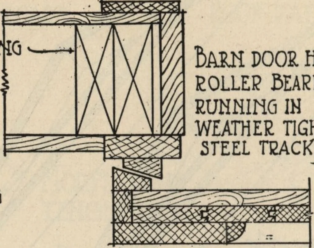 An illustration from Architectural details for every type of building : a practical drafting room guide for contractors, builders, lumber dealers, millmen, draftsmen and architects., 1921, leaf 121