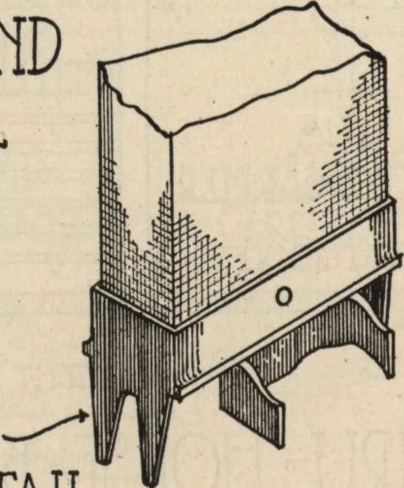 An illustration from Architectural details for every type of building : a practical drafting room guide for contractors, builders, lumber dealers, millmen, draftsmen and architects., 1921, leaf 121