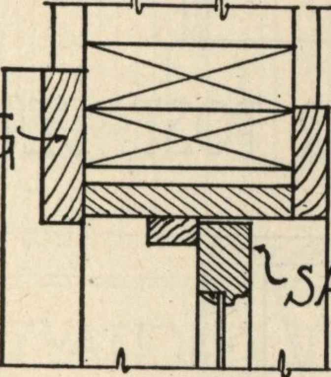 An illustration from Architectural details for every type of building : a practical drafting room guide for contractors, builders, lumber dealers, millmen, draftsmen and architects., 1921, leaf 122