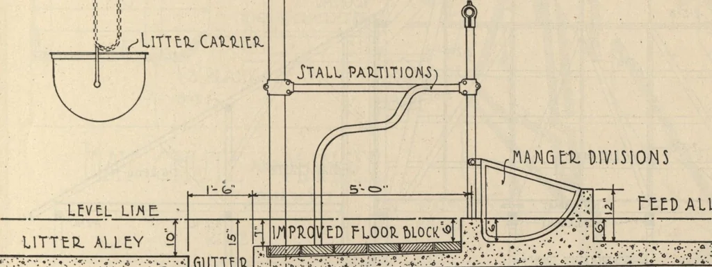 An illustration from Architectural details for every type of building : a practical drafting room guide for contractors, builders, lumber dealers, millmen, draftsmen and architects., 1921, leaf 130