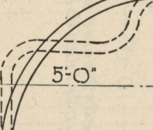 An illustration from Architectural details for every type of building : a practical drafting room guide for contractors, builders, lumber dealers, millmen, draftsmen and architects., 1921, leaf 135