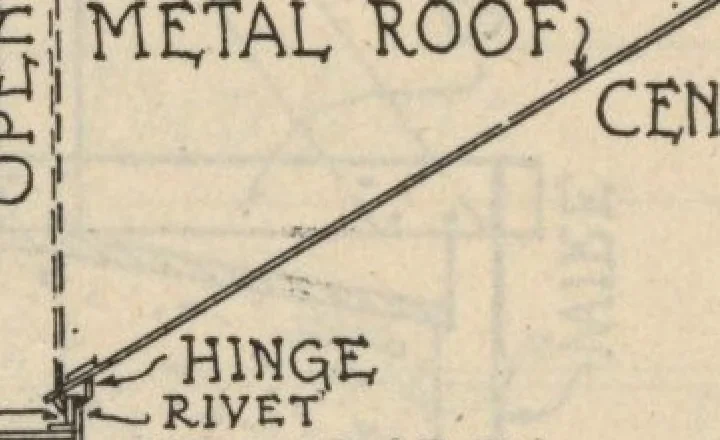An illustration from Architectural details for every type of building : a practical drafting room guide for contractors, builders, lumber dealers, millmen, draftsmen and architects., 1921, leaf 138