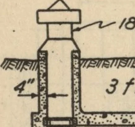 An illustration from Architectural details for every type of building : a practical drafting room guide for contractors, builders, lumber dealers, millmen, draftsmen and architects., 1921, leaf 149