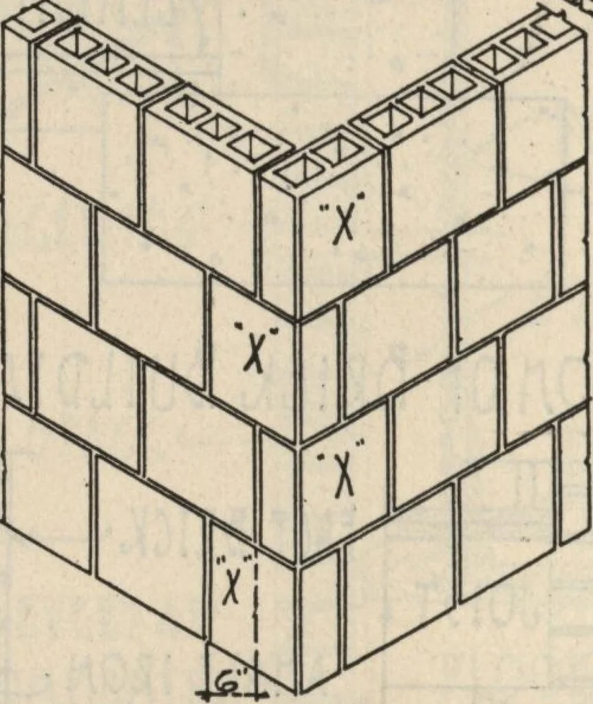 An illustration from Architectural details for every type of building : a practical drafting room guide for contractors, builders, lumber dealers, millmen, draftsmen and architects., 1921, leaf 17