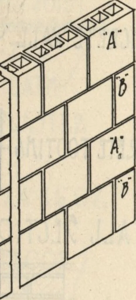 An illustration from Architectural details for every type of building : a practical drafting room guide for contractors, builders, lumber dealers, millmen, draftsmen and architects., 1921, leaf 17