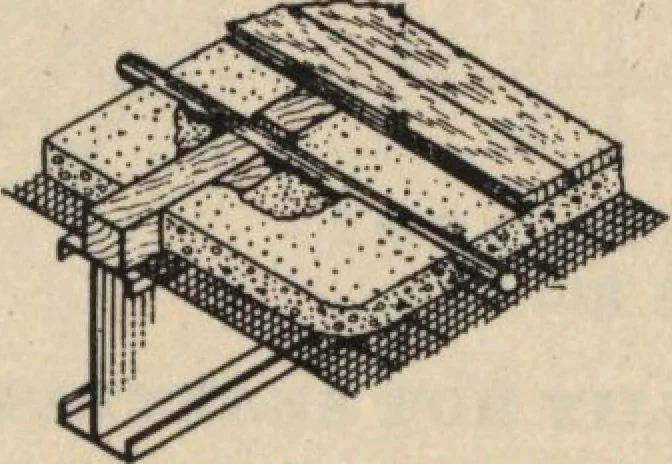 An illustration from Architectural details for every type of building : a practical drafting room guide for contractors, builders, lumber dealers, millmen, draftsmen and architects., 1921, leaf 20