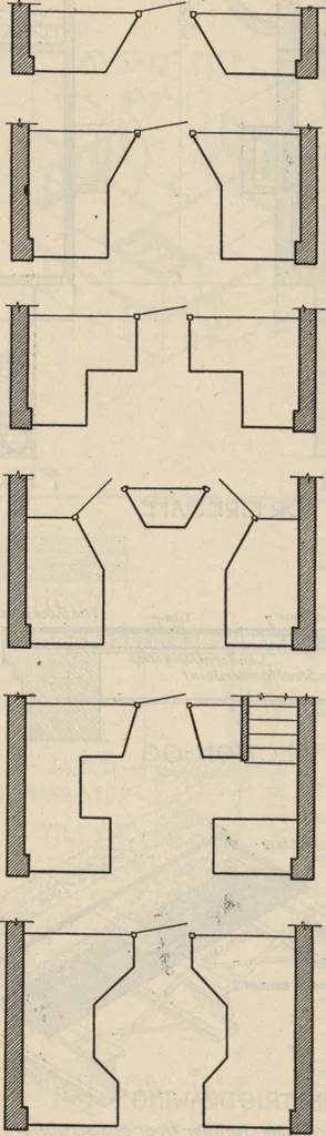 An illustration from Architectural details for every type of building : a practical drafting room guide for contractors, builders, lumber dealers, millmen, draftsmen and architects., 1921, leaf 21