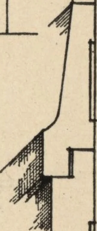 An illustration from Architectural details for every type of building : a practical drafting room guide for contractors, builders, lumber dealers, millmen, draftsmen and architects., 1921, leaf 68