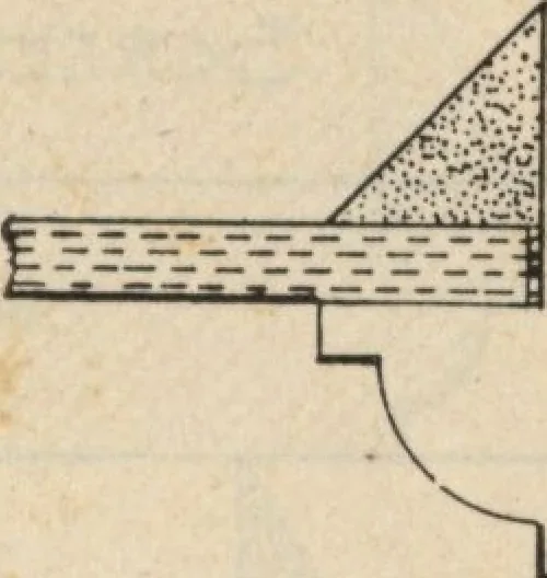 An illustration from Architectural details for every type of building : a practical drafting room guide for contractors, builders, lumber dealers, millmen, draftsmen and architects., 1921, leaf 80