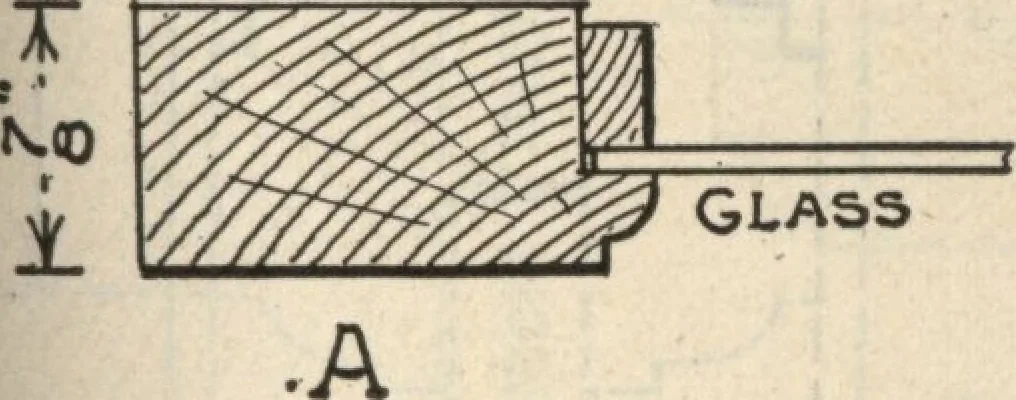 An illustration from Architectural details for every type of building : a practical drafting room guide for contractors, builders, lumber dealers, millmen, draftsmen and architects., 1921, leaf 82