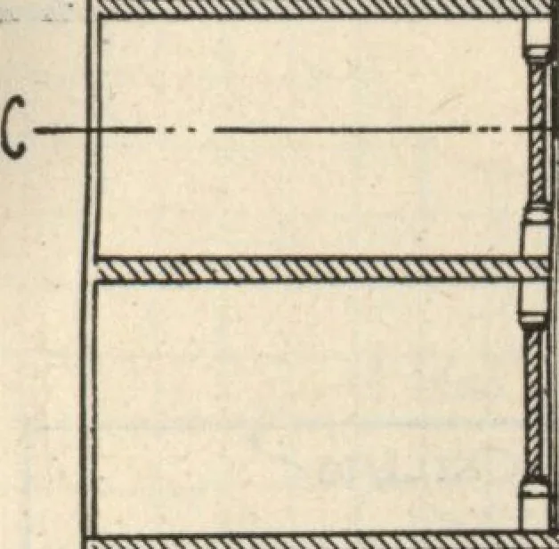 An illustration from Architectural details for every type of building : a practical drafting room guide for contractors, builders, lumber dealers, millmen, draftsmen and architects., 1921, leaf 96