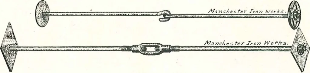 An illustration from Architectural, structural, ornamental iron and steel, 1916, leaf 10