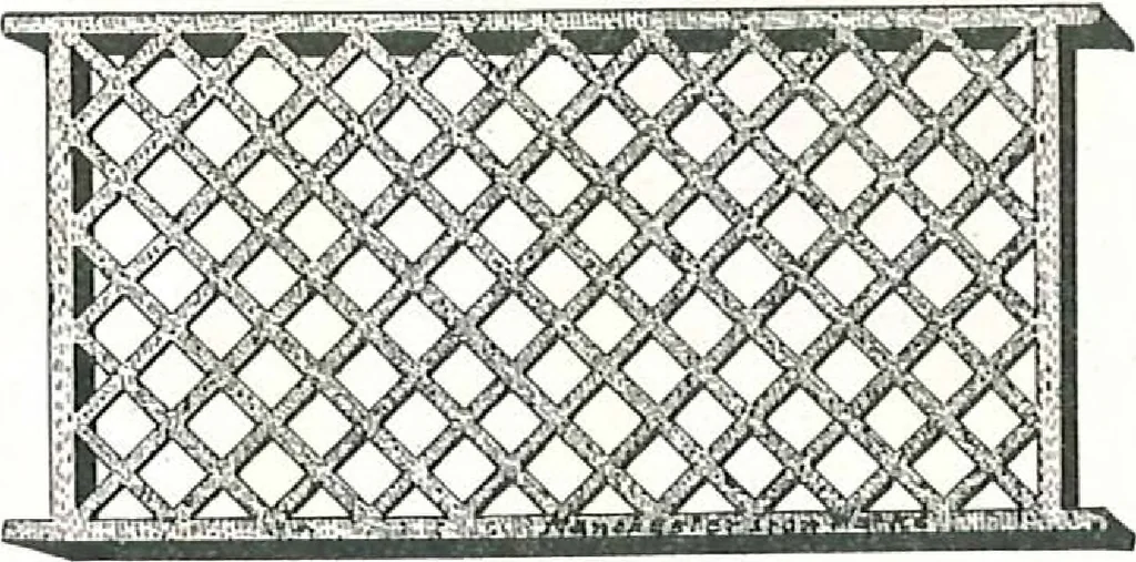 An illustration from Architectural, structural, ornamental iron and steel, 1916, leaf 12