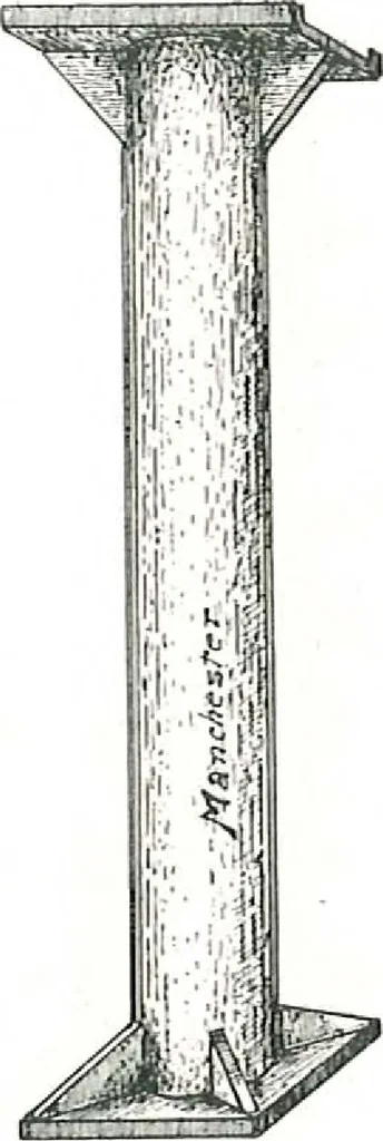 An illustration from Architectural, structural, ornamental iron and steel, 1916, leaf 13