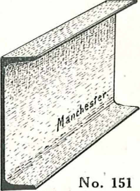 An illustration from Architectural, structural, ornamental iron and steel, 1916, leaf 17
