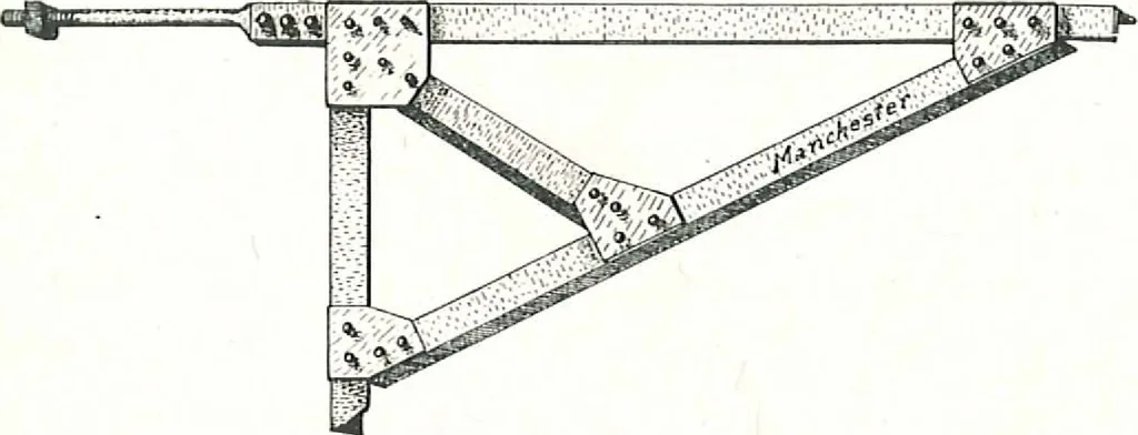 An illustration from Architectural, structural, ornamental iron and steel, 1916, leaf 23